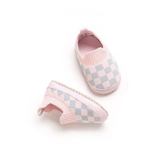 Pre Walkers in Pink chequered